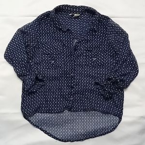 Passport sheer shirt woman's size small